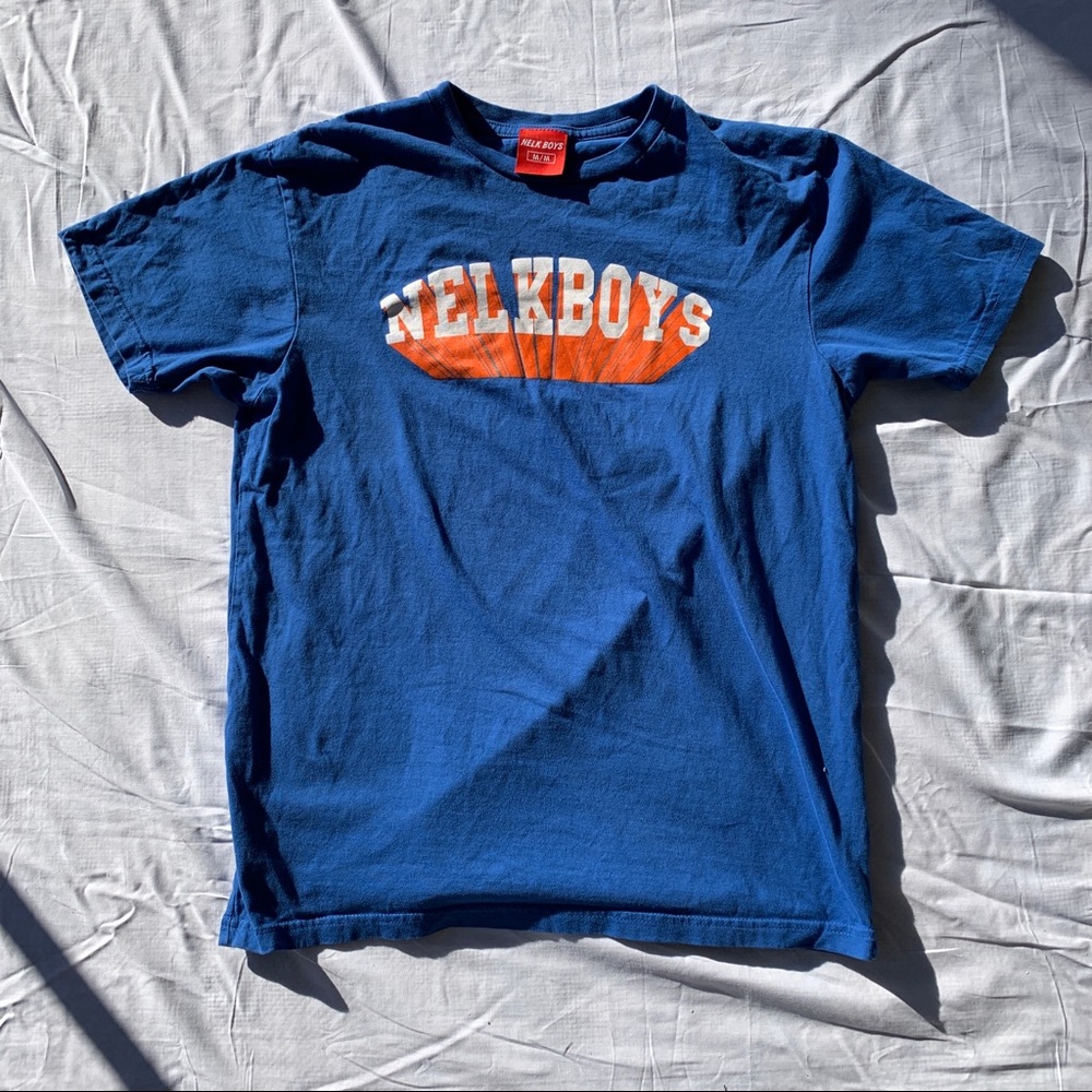 2019 July 1st Blue T-Shirt Full Send Spellout Logo Adult SIZE M Medium